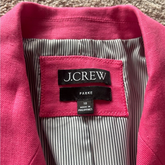 J. Crew Vibrant Pink Blazer Parke - Picture 2 of 5